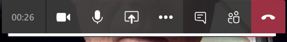 Microsoft Teams – Communication menu