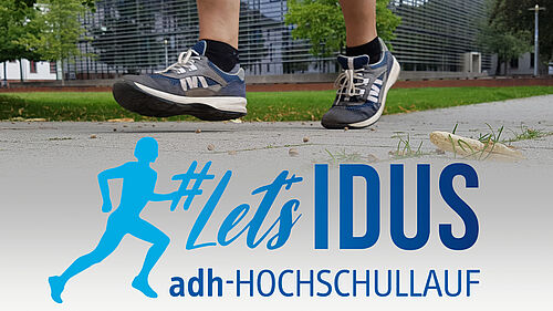 LAufschuhe auf dem Campus