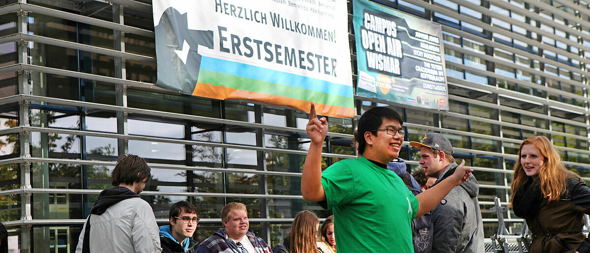 Erstsemsteraktionen Semesterbeginn Hochschule Wismar