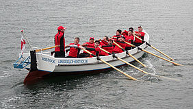 Die Herren der Müllroser Kutterkameraden im Boot.