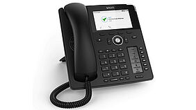 Es ist ein Telefon zu sehen, wie es von der überwiegenden Mehrzahl der Hiochschulangehörigen im Büro genutzt wird.