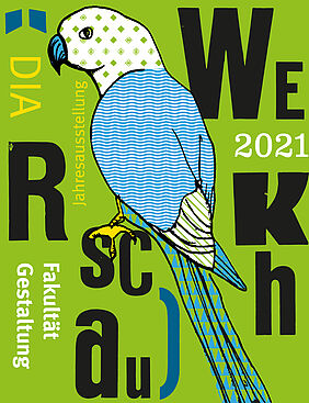 Plakat der Jahresausstellung DIA’21