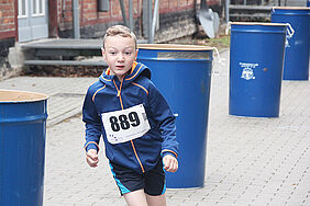 Ein kleiner Läufer auf der 3 Kabellängen-Strecke