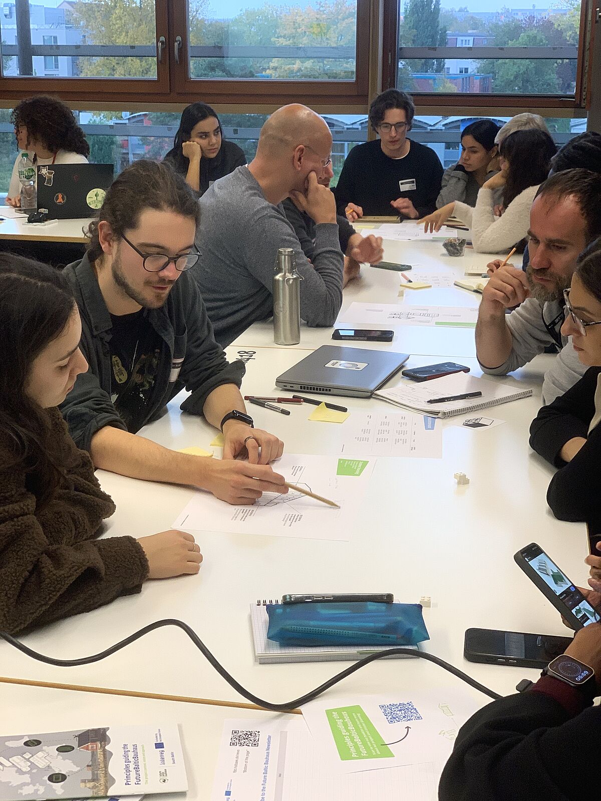 Einblick in den Workshop vom Projekt FutureBalticBauhaus "No time to WASTE: how to plan circular"