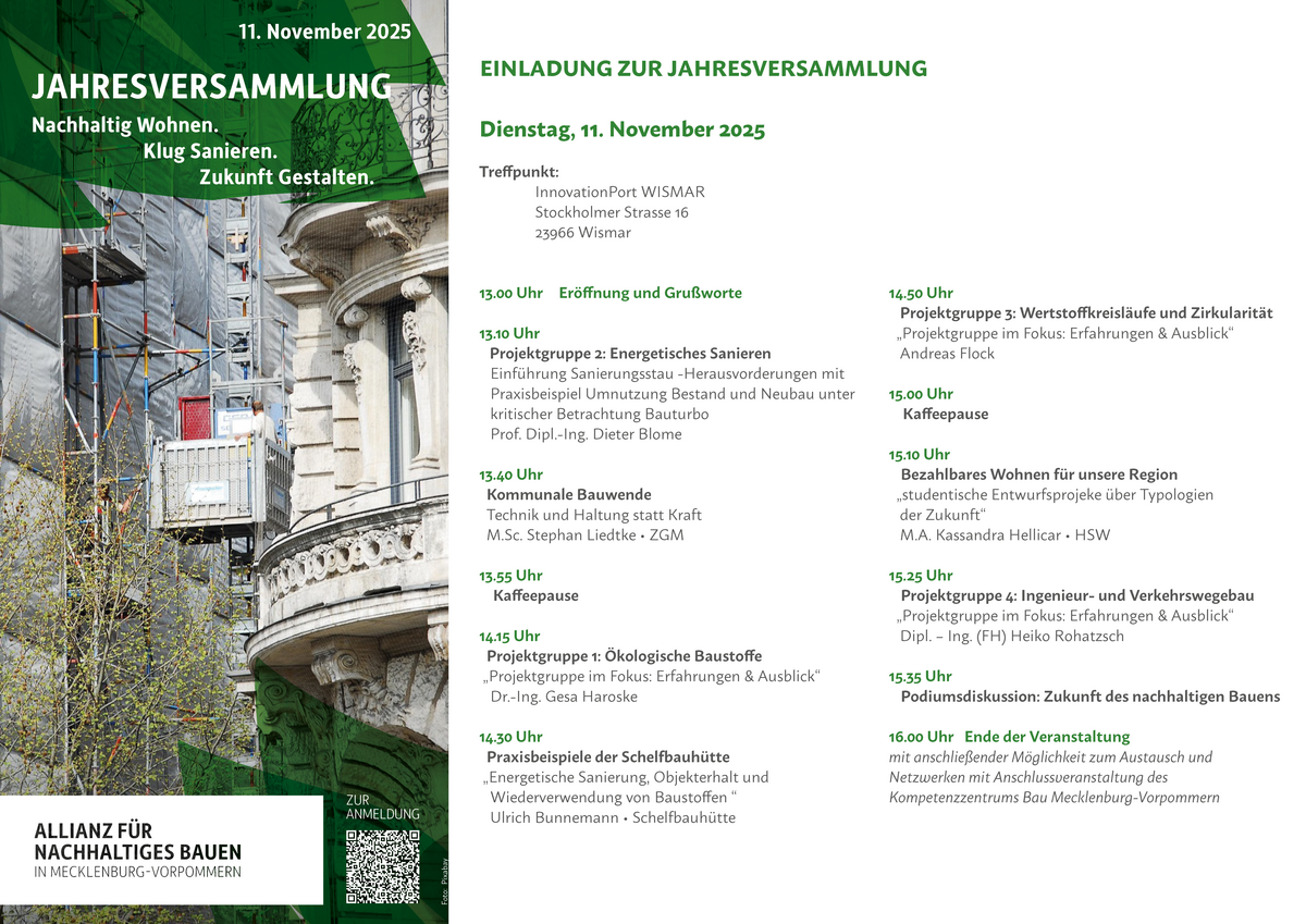 Programm Jahresversammlung 2025 AnBMV 