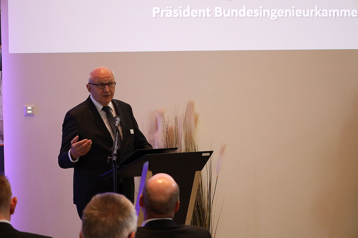 Dr.-Ing. Heinrich Bökamp, Präsident der Bundesingenieurkammer